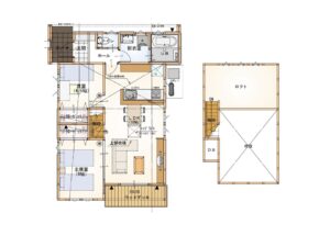 南新町モデル間取り図