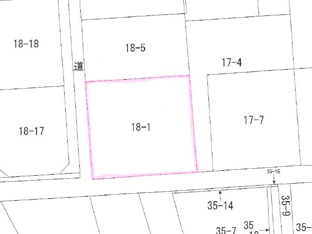 真城字北上野18-1公図